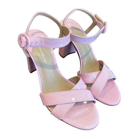 Antonio Melani patent Barbie Pink color Pumps Heels size 7 - Picture 2 of 10